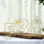 8" Tall Gold Freestanding 3D Decorative Metal Wire Numbers, Wedding Table Numbers -4