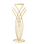 4ft Tall Gold Metal Wired Mermaid Tail Flower Frame Stand, Floral Display Wedding Centerpiece