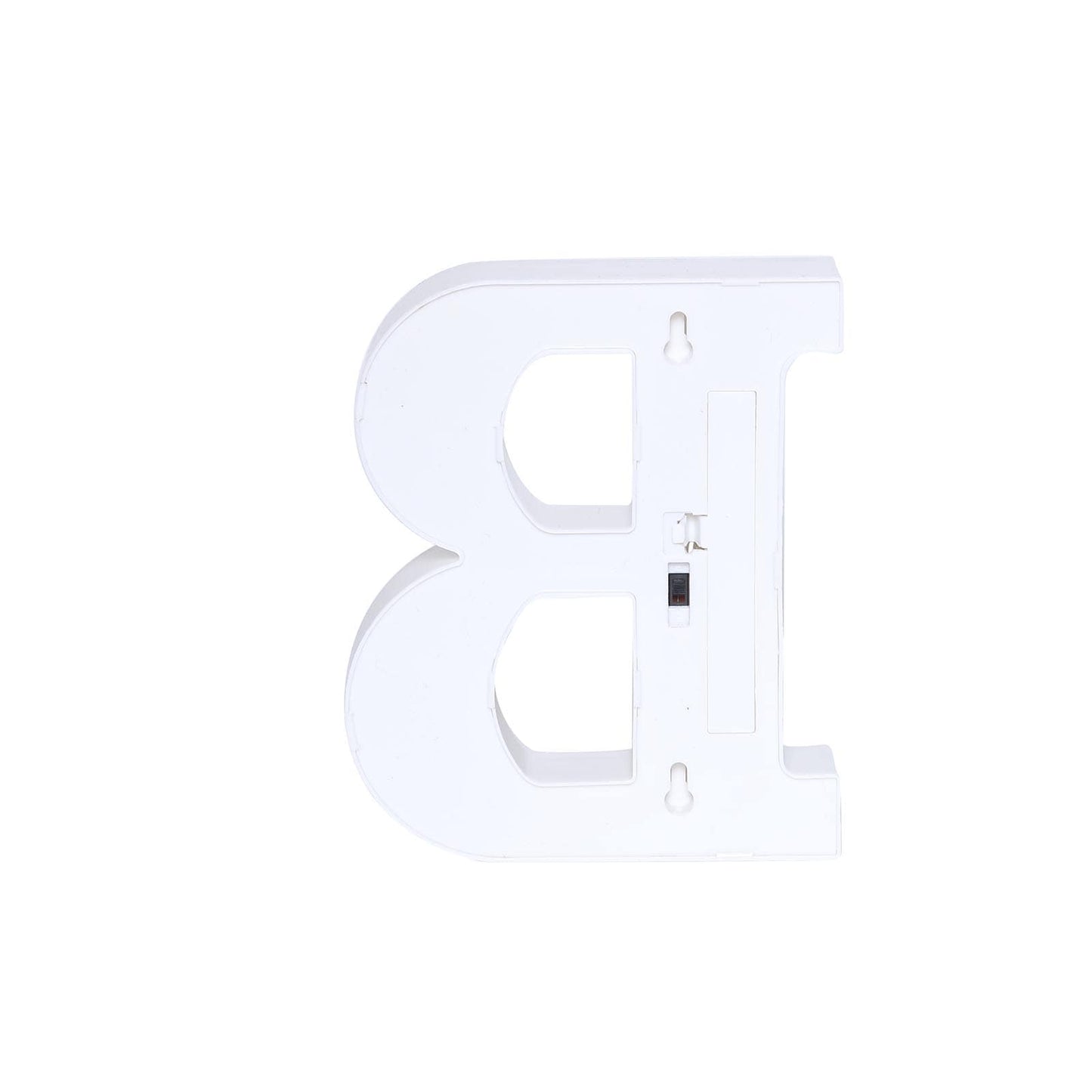 3D Marquee Letter "B" Warm White 6 LED Lights Gold - Chic Light-Up Decor for Events 6"