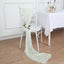 5 Pack Cheesecloth Gauze 16"x88" Chair Sashes Ivory - Stylish Boho Decor for Weddings & Gatherings