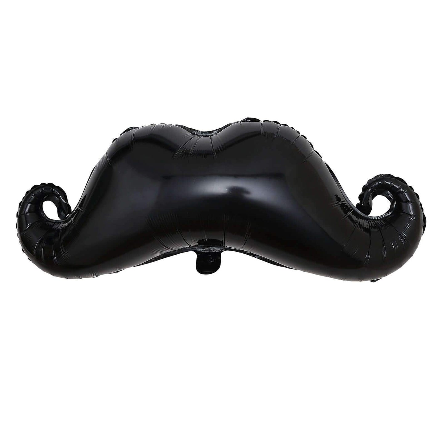 31" Black Mustache Shaped Mylar Balloon, Foil Party Balloons