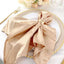 5 Pack Satin 20"x20" Napkins Nude - Luxurious Shine & Smooth Dinner Napkins