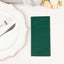 20 Pack Linen-Like Paper 8.5"x4" Napkins Hunter Emerald Green - Highly Absorbent & Disposable Airlaid Guest Towels
