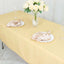 Premium Polyester 60"x102" Rectangle Tablecloth Champagne - Durable 220GSM Wrinkle-Resistant Table Cover