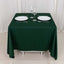 Scuba Square 70"x70" Tablecloth Hunter Emerald Green - Wrinkle Free & Stain Resistant Table Cover