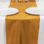 Scuba Polyester 12"x108" Table Runner Shimmer Gold - Wrinkle-Free Table Linen for Events and Banquets