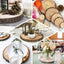 Rustic Poplar Wood Slices Round - Perfect Table Centerpieces for Weddings 12" Dia