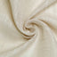 Faux Linen 108" Round Tablecloth Beige - Slubby Textured & Wrinkle Resistant Table Cover