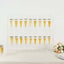 2-Tier Acrylic Champagne Glass Holder Display Stand Table Top Clear with 18 Hooks for Events & DIY Bars 25"