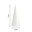 24 Pack 6" White Styrofoam Cone, Foam Cone For DIY Crafts