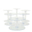 6-Tier Acrylic Cake Stand Set Clear - Assorted Sizes for Buffet Party Tables