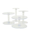 4-Tier Acrylic XL Cake Stand Set Clear - Assorted Sizes for Buffet Party Tables