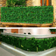 11 Sq ft. Dark Green Boxwood Hedge Garden Wall Backdrop Mat - 4 Artificial Panels