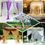 10ft 4-Post DIY Photography Backdrop Stand, Wedding Arch Canopy Tent