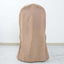 Polyester Slip On Banquet Chair Covers Nude - Stain-Resistant Reusable Durable Fabric