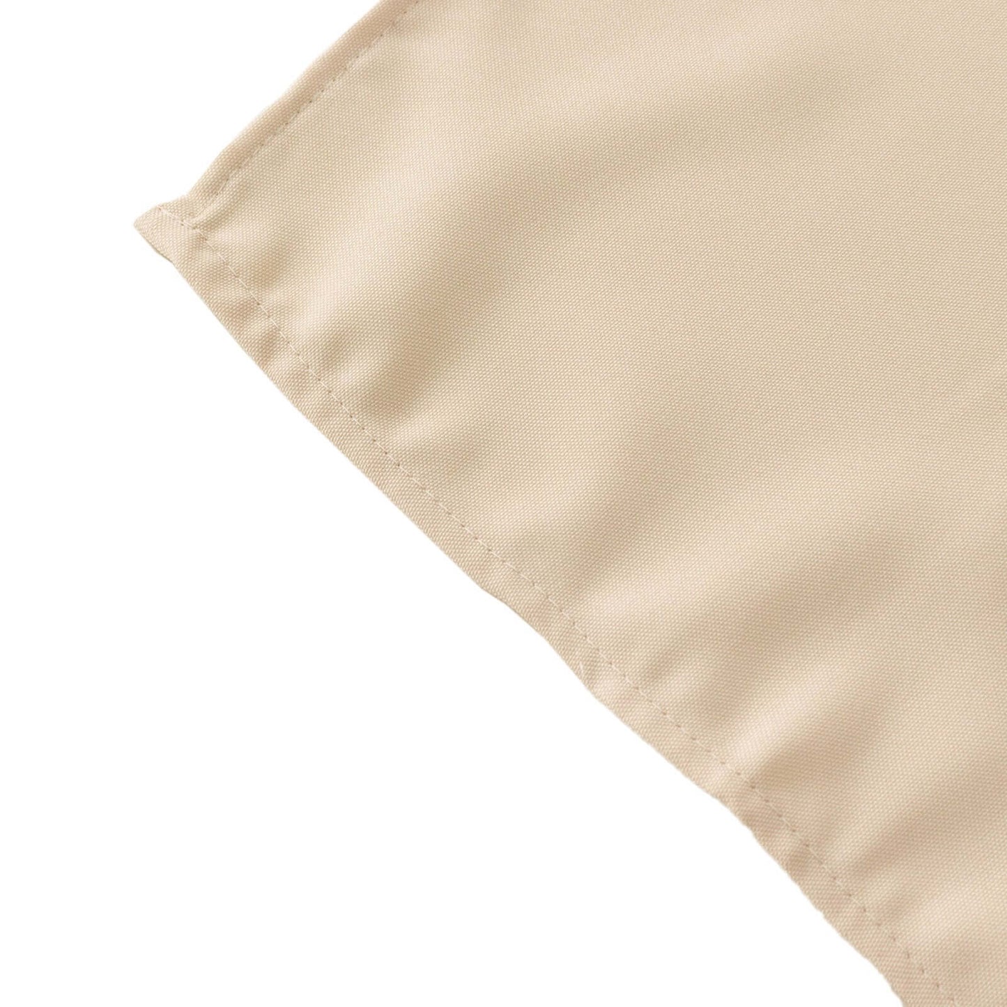 Premium Polyester Square Tablecloth 70"x70" Beige 220GSM Wrinkle-Resistant Table Cover
