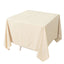 Scuba Square 70"x70" Tablecloth Beige - Wrinkle Free & Stain Resistant Table Cover