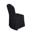 Polyester Slip On Banquet Chair Covers Black - Stain-Resistant Reusable Durable Fabric