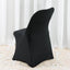 Premium Spandex Chair Cover with Foot Pockets for Folding Chairs Black - Stretch Fitted 220GSM Fabric