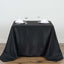 Polyester Square 90"x90" Tablecloth Black - Wrinkle-Resistant & Durable Table Cover for Events