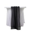 20-Pack 9ft Sheer Table Runners â€“ Black Shimmer Sheer Drapes, Wrinkle-Free