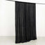 Black Crushed Velvet Backdrop Curtain â€“ 8ft x 8ft Event Drape with Rod Pocket, Privacy Panel for Photo Booths & Events