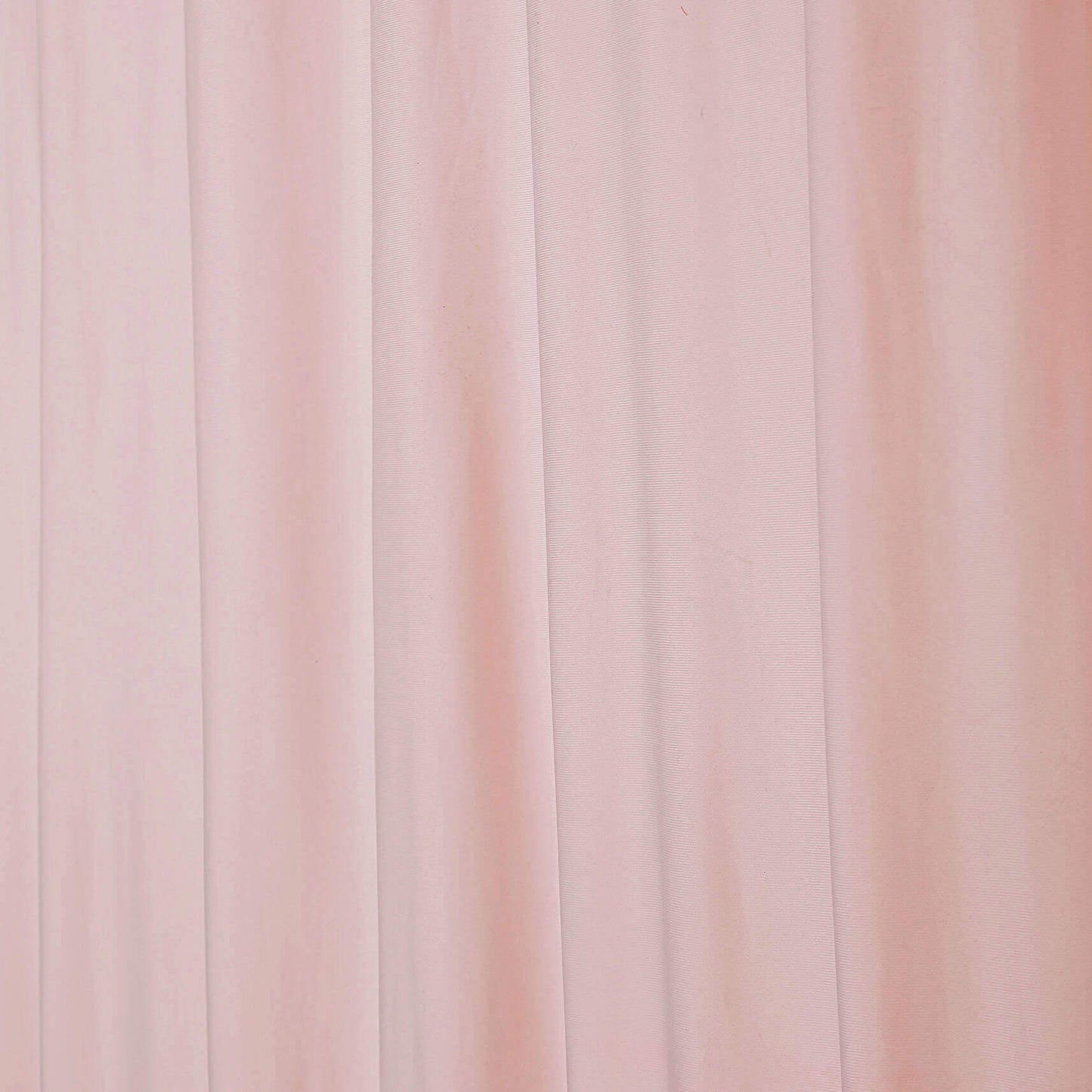 2 Pack Blush Scuba Polyester Event Curtain Drapes, Durable Flame Resistant Backdrop Event Panels Wrinkle Free with Rod Pockets - 10ftx10ft