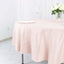 Polyester 90" Round Tablecloth Blush - Stain & Wrinkle-Resistant Table Cover