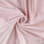 Premium Velvet 120" Round Tablecloth Blush - Reusable Soft & Seamless Table Cover