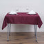 Polyester Square 54"x54" Tablecloth Burgundy - Wrinkle-Resistant & Durable Table Cover