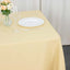Premium Polyester Square Tablecloth 70"x70" Champagne 220GSM Wrinkle-Resistant Table Cover