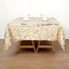 Sequin 72"x72" Table Overlay Square Tablecloth Champagne - Big Payette Table Cover
