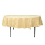 Premium Polyester 90" Round Tablecloth Champagne - Stain and Wrinkle-Resistant Design with 220GSM Thickness Table Cover