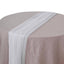 Chiffon 6ft Table Runner White - Chic Flowy & Lightweight Table Decor