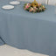 Premium Polyester 90"x132" Rectangle Tablecloth Dusty Blue - Seamless 220GSM Stain-Resistant Table Cover