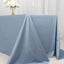 Scuba Rectangular 90"x132" Tablecloth Dusty Blue - Wrinkle Free, Stain Resistant & Seamless Table Cover
