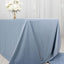 Scuba Rectangular 90"x156" Tablecloth Dusty Blue - Wrinkle Free, Stain Resistant & Seamless Table Cover