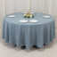 Premium Polyester 108" Round Tablecloth Dusty Blue - Wrinkle-Resistant 220GSM Table Cover