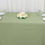 Scuba Rectangular 90"x156" Tablecloth Dusty Sage Green - Wrinkle Free, Stain Resistant & Seamless Table Cover