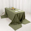 Taffeta 90"x156" Rectangle Tablecloth Dusty Sage Green - Accordion Crinkle Seamless Table Cover