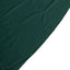 Spandex Rectangle 72"x30" Table Skirt Hunter Emerald Green with Wavy Skirt-Like Effect Table Cover
