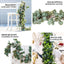 6.5ft Frosted Green Artificial Silk Eucalyptus Leaf Garland Vine