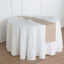 Faux Linen 12"x108" Table Runner Taupe - Slubby Textured & Wrinkle Resistant Table Decor