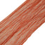 5 Pack Cheesecloth Gauze 16"x88" Chair Sashes Terracotta (Rust) - Boho Chair Decorations