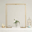 Adjustable Flower Arch Gold Metal Over-The-Table Frame - Wedding Display 48" Tall