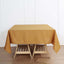 Polyester Square 70"x70" Tablecloth Gold - Wrinkle-Resistant & Durable Table Cover