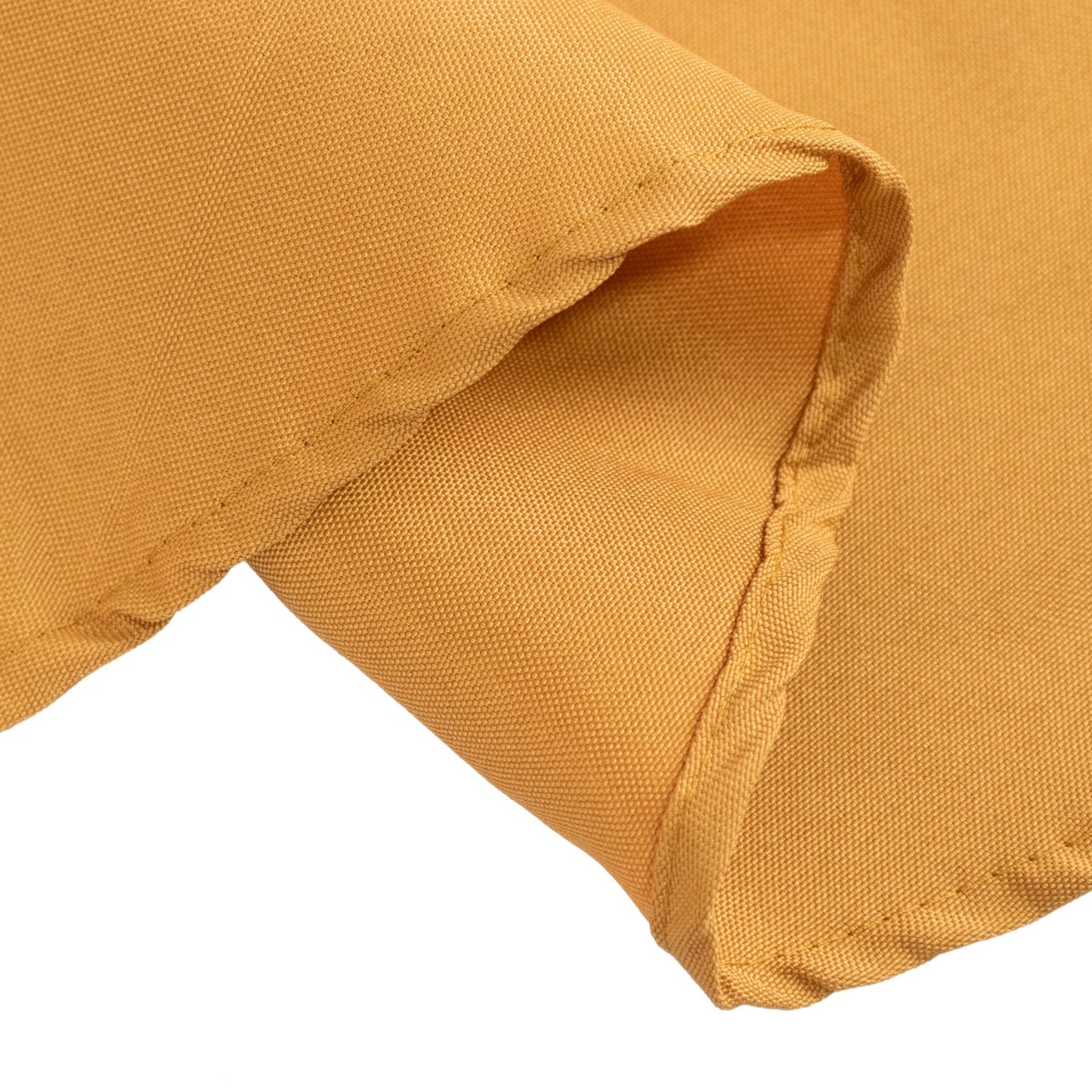 Premium Polyester 108" Round Tablecloth Gold - Wrinkle-Resistant 220GSM Table Cover for Weddings & Events