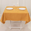 Premium Polyester 54"x54" Square Tablecloth Gold - Stain and Wrinkle-Resistant 220GSM Finish for Weddings & Events