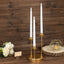 Vintage Candelabra 3-Arm Taper Candle Holder Gold Metal Wedding Table Centerpiece - Stylish Tabletop Accent 10"