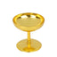 12-Pack Plastic Dessert Cup Candy Dishes Gold - Decorative Mini Pedestal Stands for Treats 2"